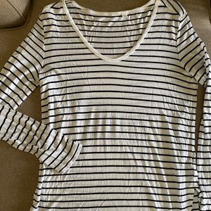 GAP striped long-sleeve shirt